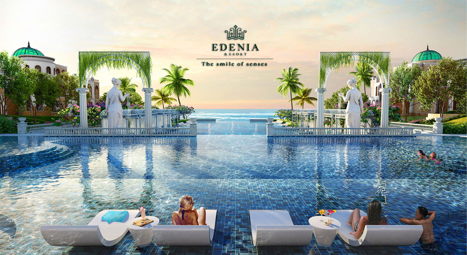 Hồ bơi Edenia Resort Hồ Tràm