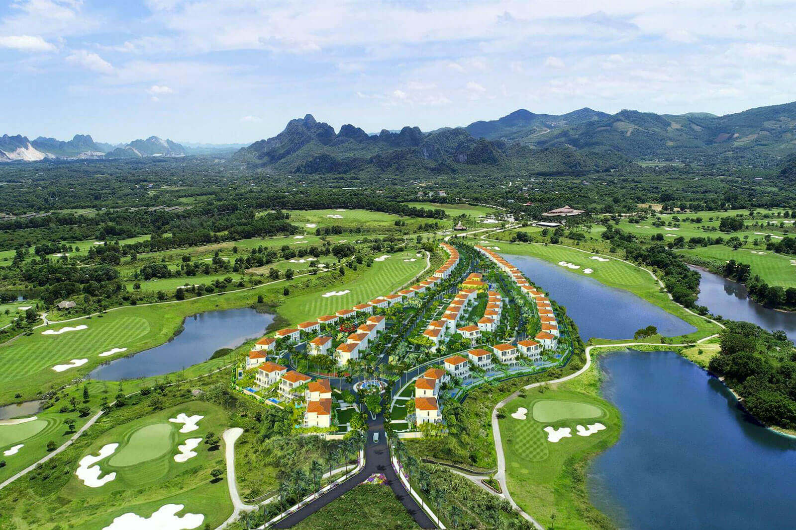 Biệt thự nghỉ dưỡng sân Golf Wyndham Sky Lake Resort & Villas