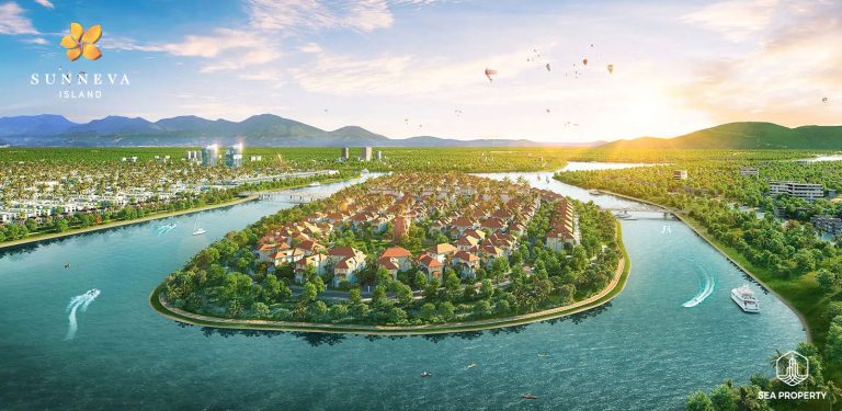 Đô thị đảo Sunneva Island Đà Nẵng nâng tầm bất động sản hướng thủy
