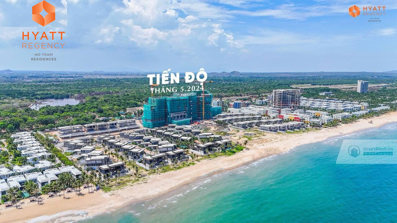 Tiến độ Hyatt Regency Hồ Tràm Residences cập nhật mới nhất