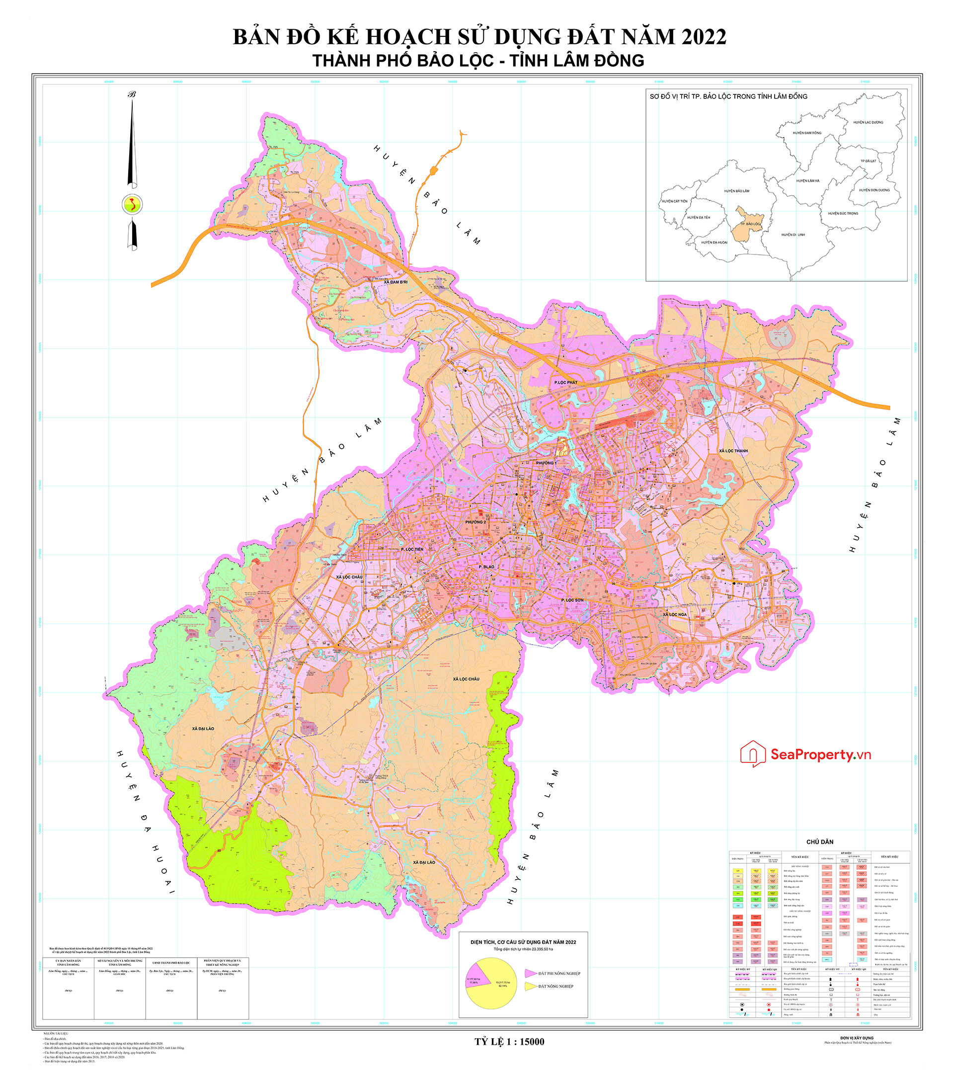 Công bố bản đồ quy hoạch sử dụng đất Thành phố Bảo Lộc