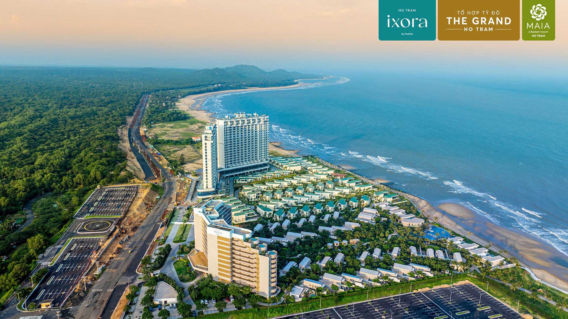  Một góc khu vực The Grand Hồ Tràm, TP HCM với các dự án nghỉ dưỡng ven biển đã hình thành và vận hành ổn định