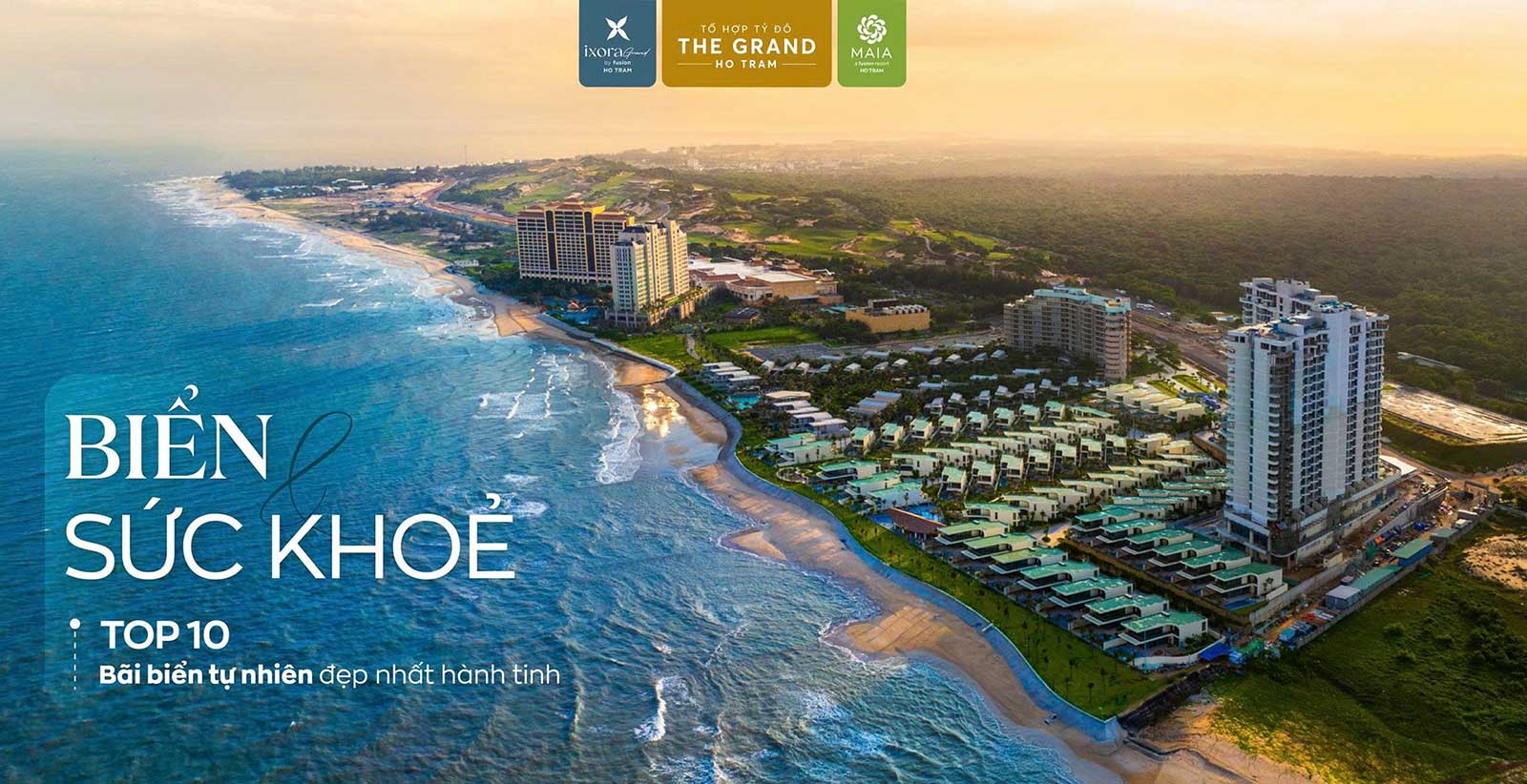 Maia Resort Hồ Tràm là dự án thành phần thuộc tổ hợp nghỉ dưỡng Hồ Tràm Strip.