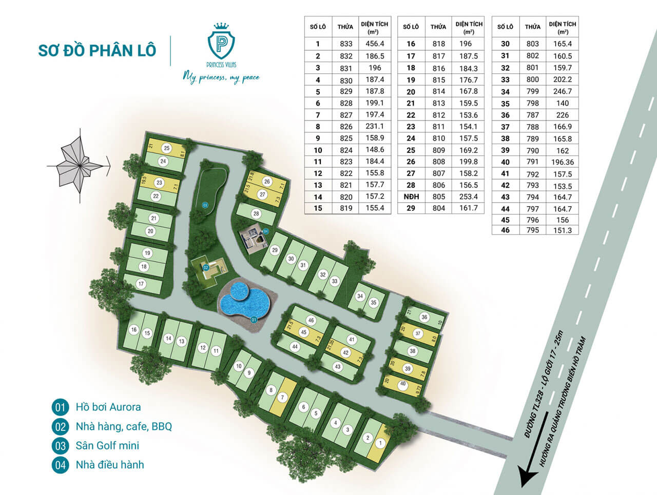 Đất nền Princess Villas Hồ Tràm