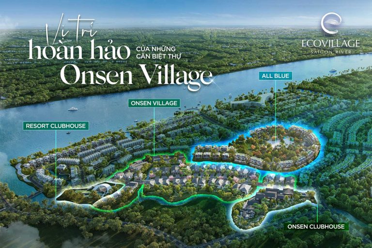 Onsen Village biệt thự khoáng nóng tại Eco Village Sài Gòn River