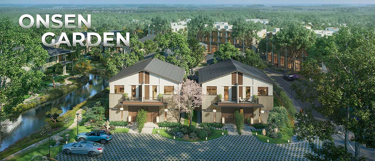 Biệt thự Onsen garden tại Ecovillage Saigon River