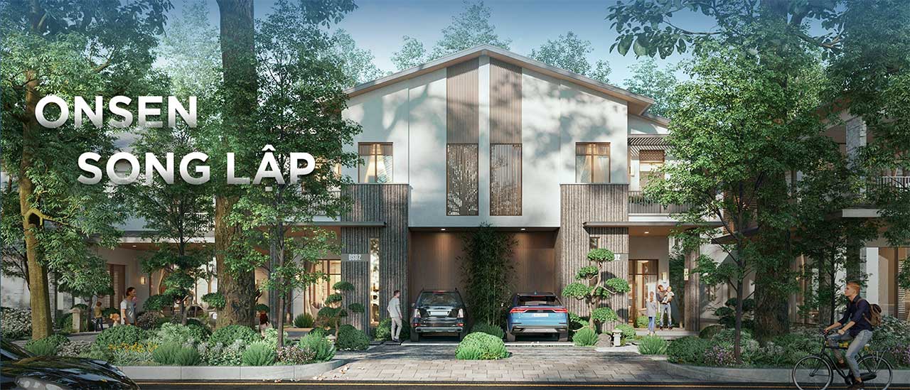 Biệt thự Onsen song lập tại Ecovillage Saigon River