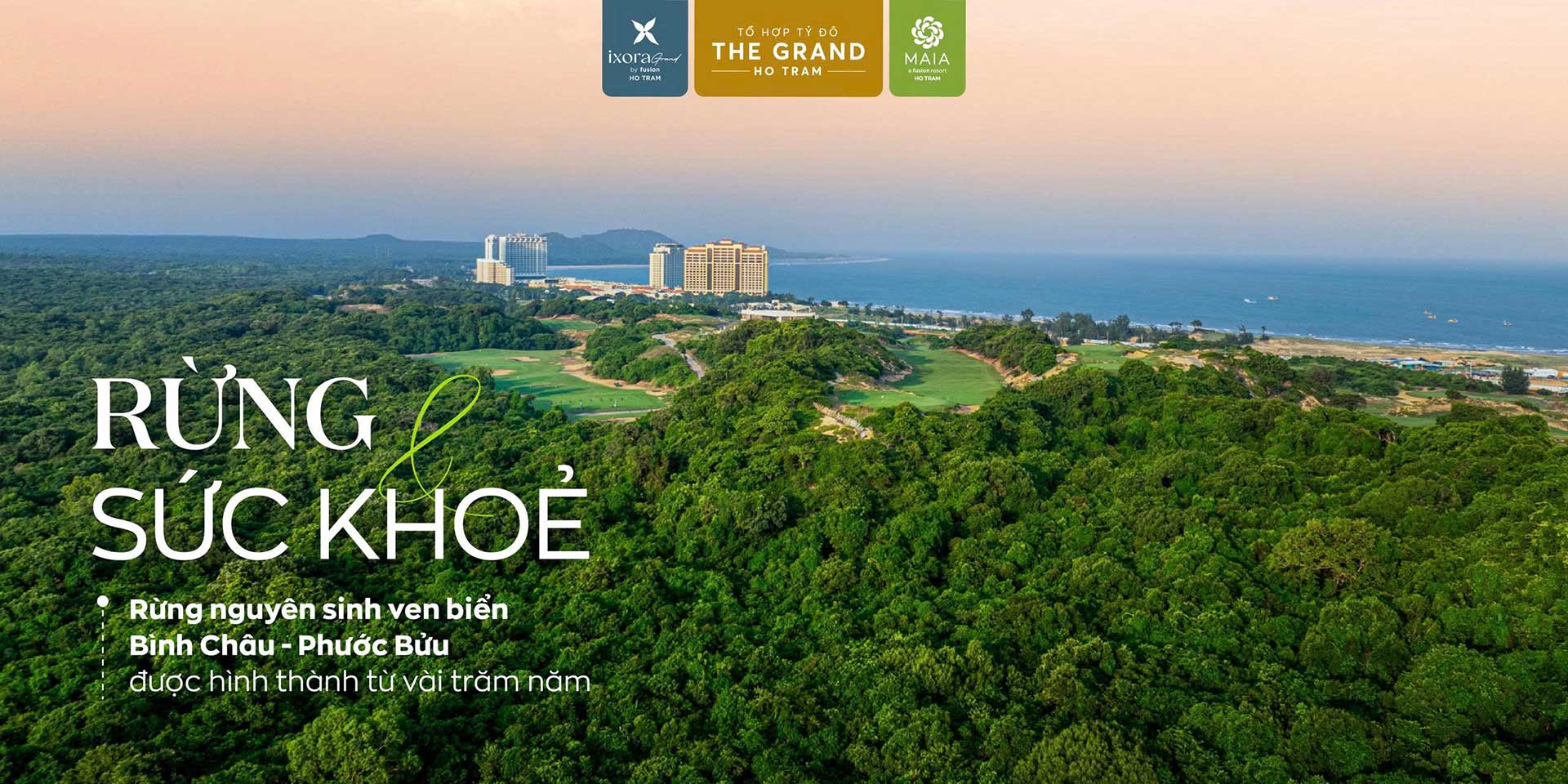 Maia Resort Hồ Tràm là dự án thành phần thuộc tổ hợp nghỉ dưỡng Hồ Tràm Strip.