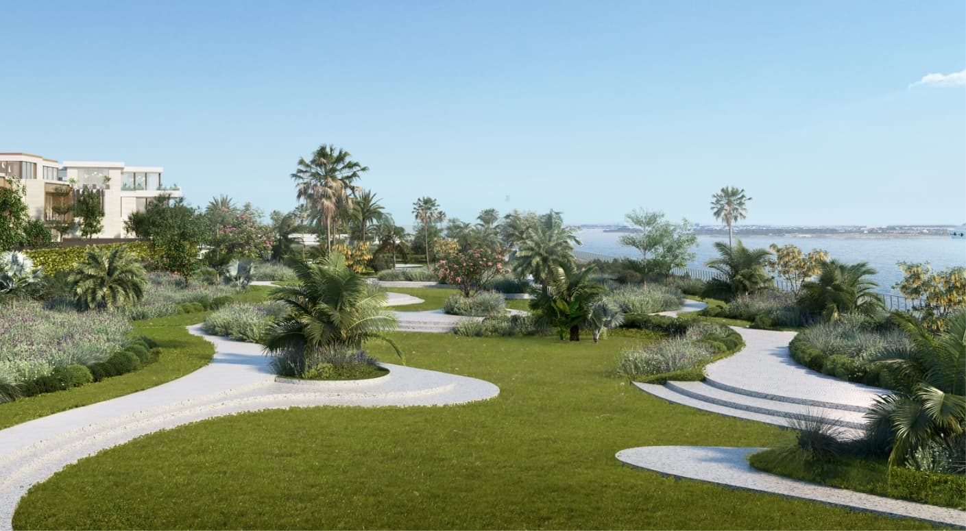 Công viên tại The Rivus - Gated Design Villas By ELIE SAAB