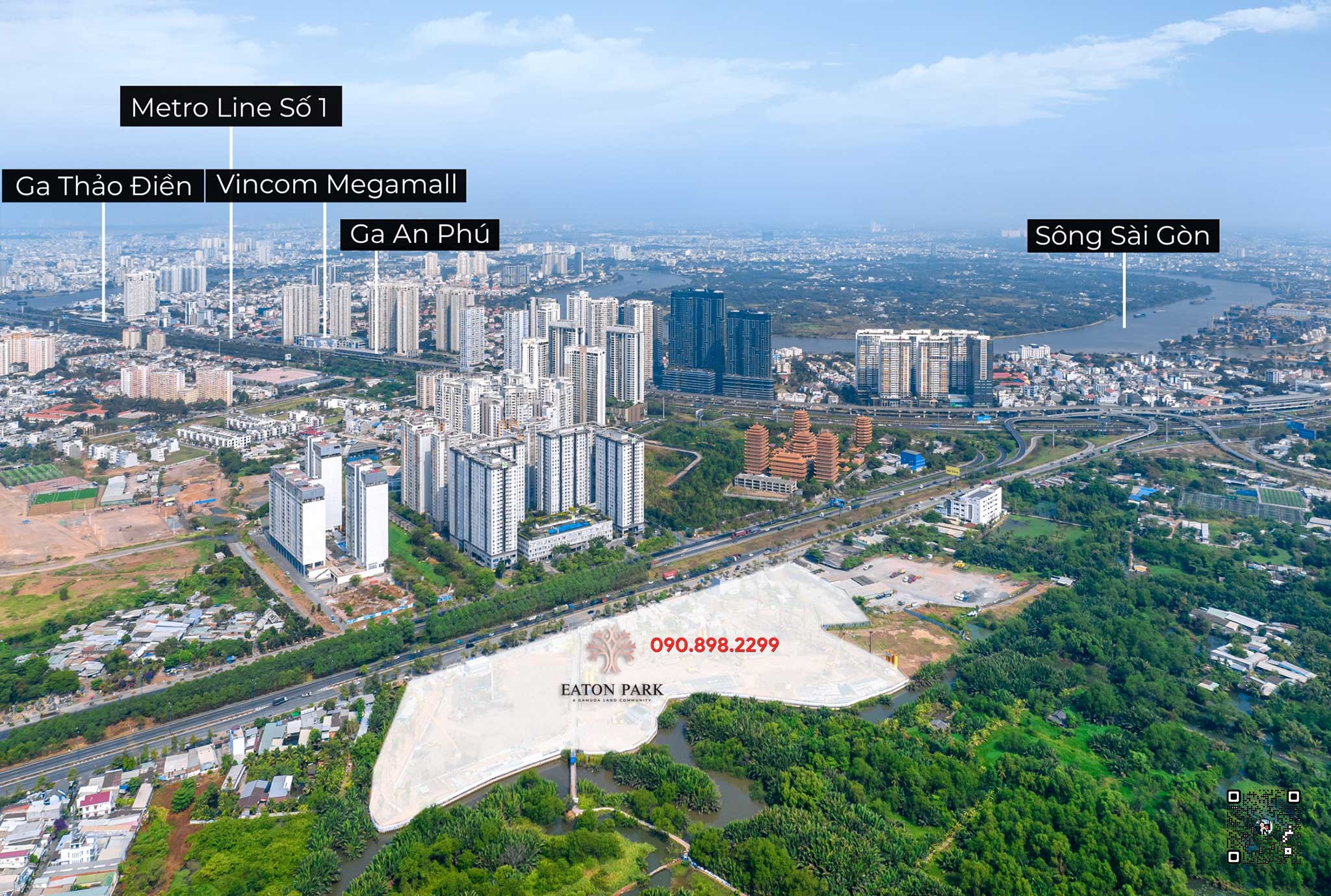 Vị trí Eaton Park by Gamuda Land