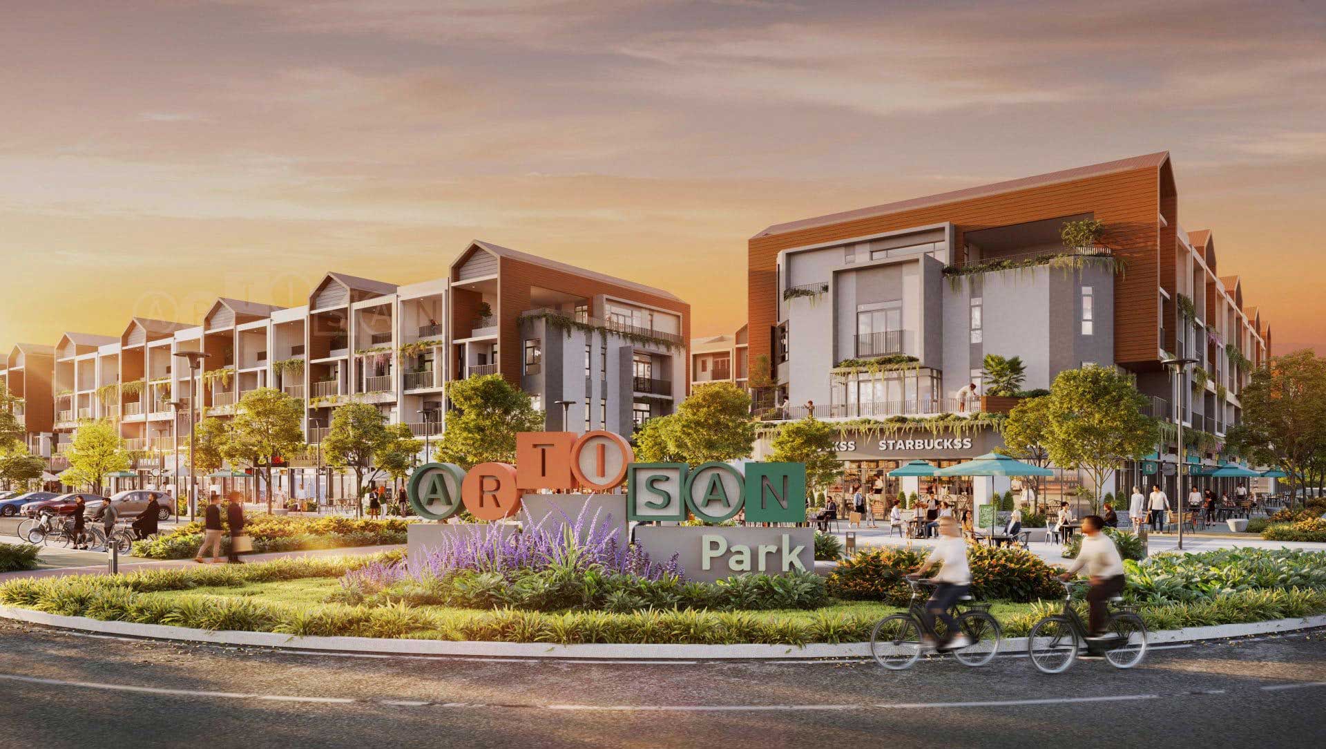 Artisan Park chiếm lĩnh tọa độ trung tâm khi chỉ cách WTC 300 m, cách Trung tâm Hành chính tỉnh 700 m 