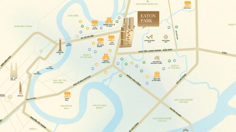 Vị Trí Đắc Địa Giúp Eaton Park Trở Thành Dự Án “Hot” Nhất Thị Trường TP.HCM Hiện Nay