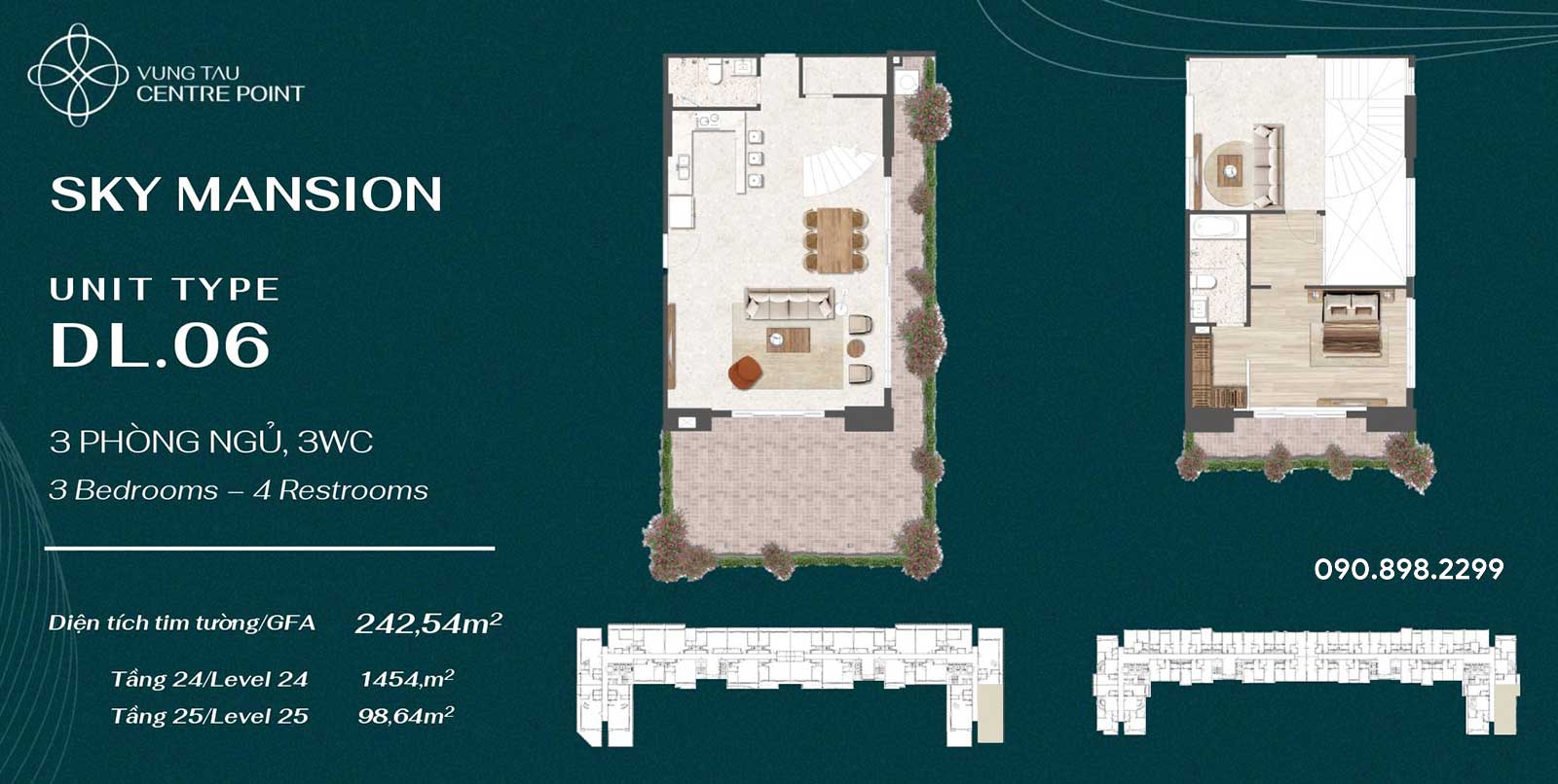 Sky Mansion – Duplex Penthouse tại Vung Tau Centre Point