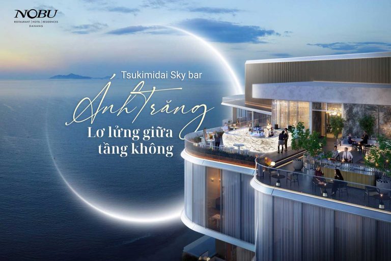 Tsukimidai Sky Bar – Ánh trăng nghệ thuật giữa biển trời Mỹ Khê