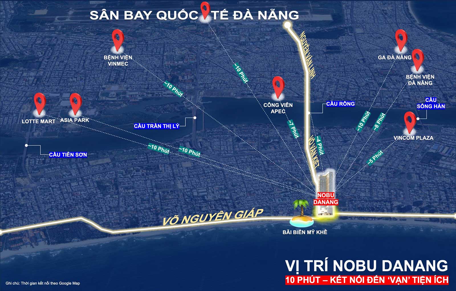 Vị trí dự án Nobu Đà Nẵng