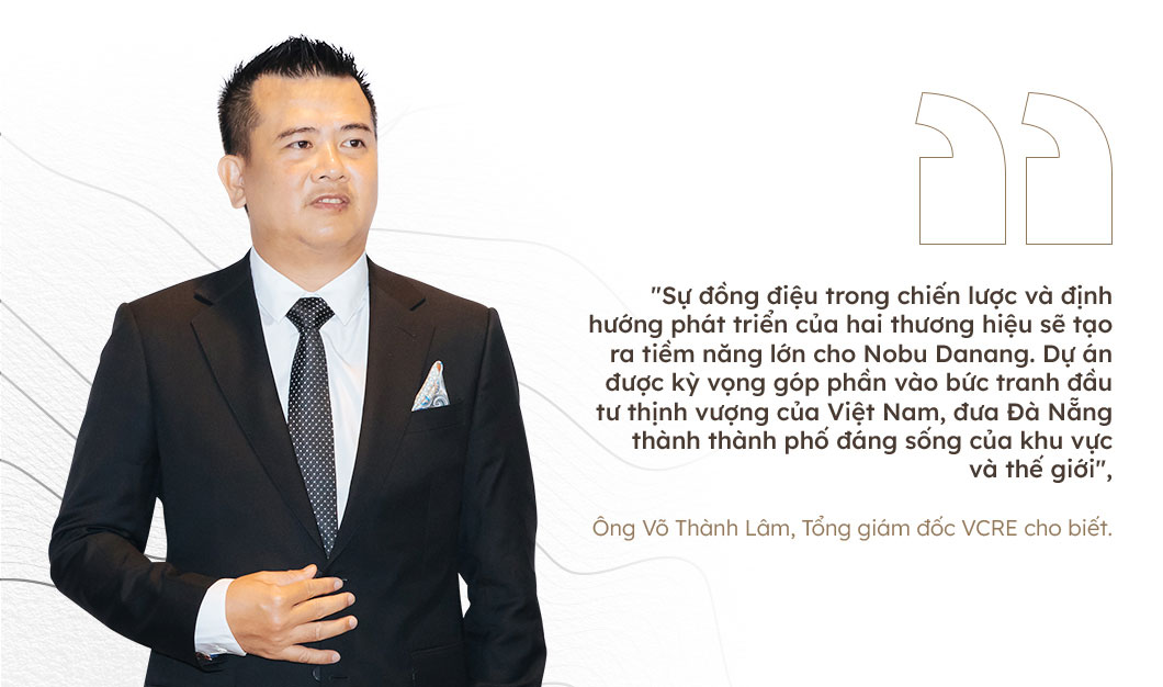 Nobu Hospitality cùng VCRE kiến tạo biểu tượng mới tại Đà Nẵng