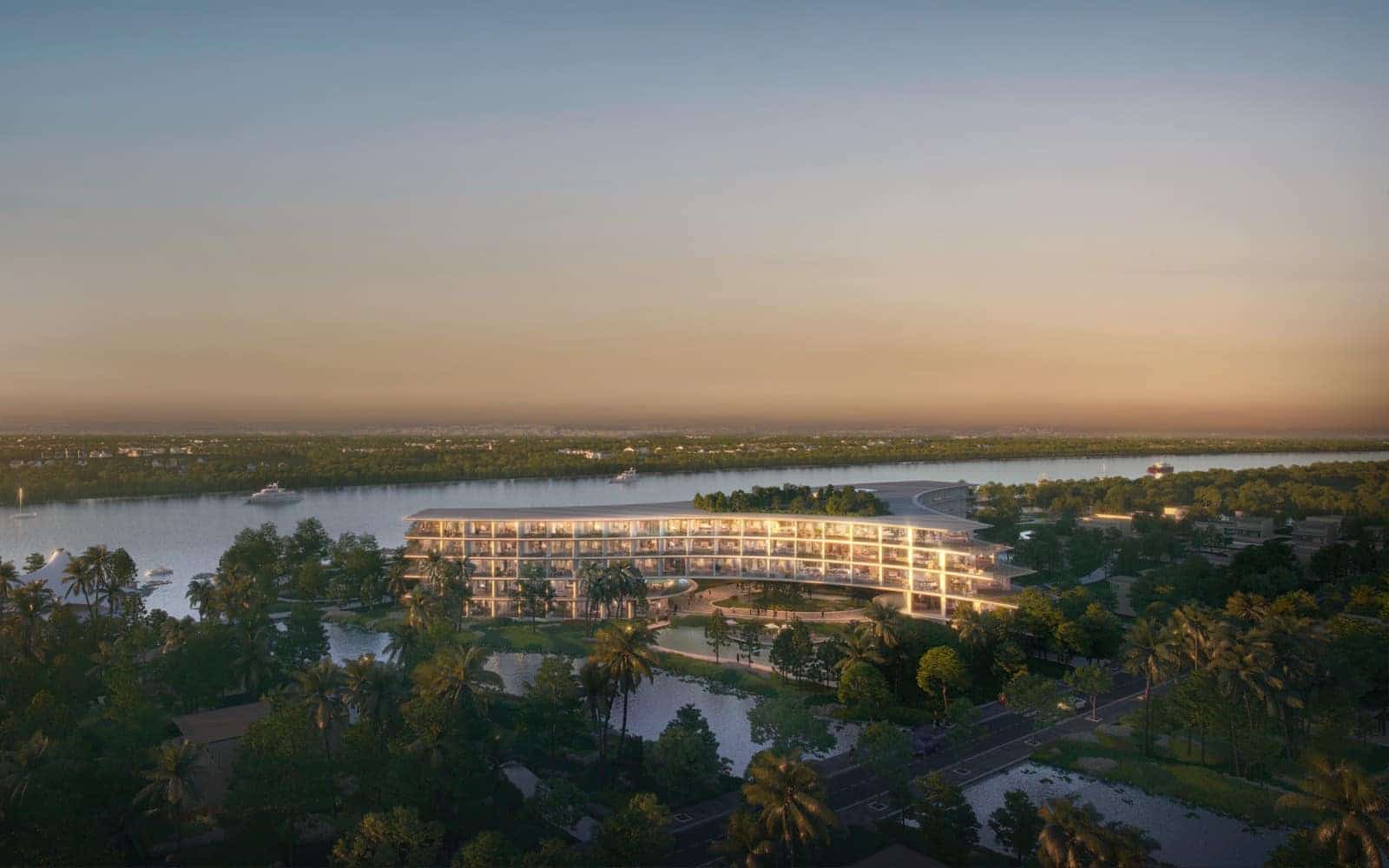 Kempinski Saigon River là tổ hợp resort đầu tiên tại Việt Nam mang thương hiệu Kempinski