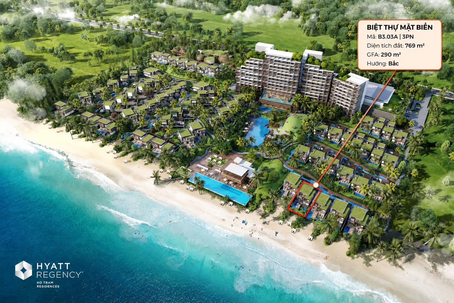 Dual Key Beachfront Villa – Hyatt Regency Hồ Tràm Residences