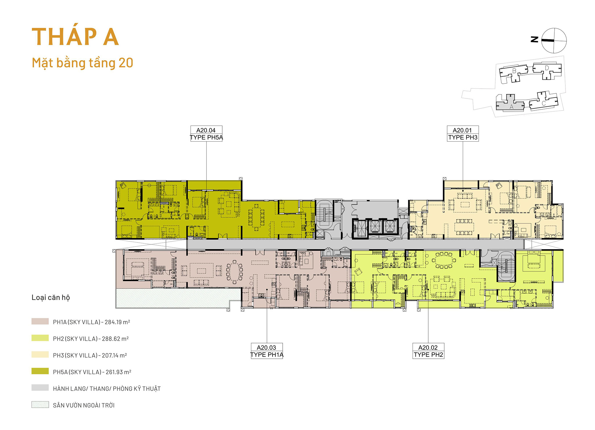 Mặt bằng Block A Elysian by Gamuda Land