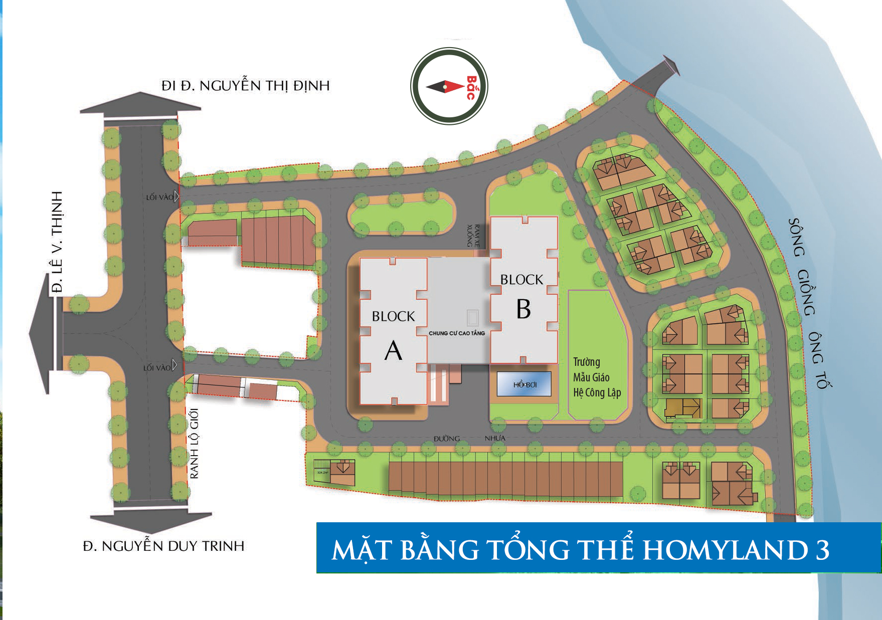 Mặt bằng Homyland Riverside