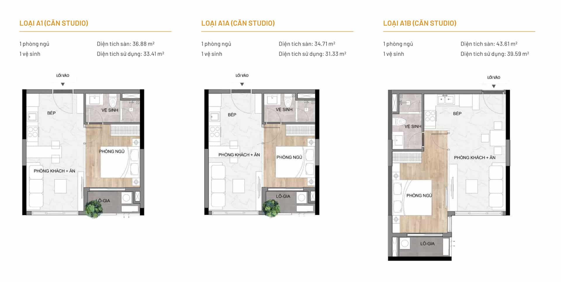 Layout căn hộ Elysian by Gamuda Land