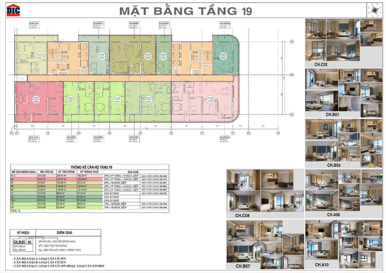 Mặt bằng tầng CSJ Tower Vũng Tàu 
