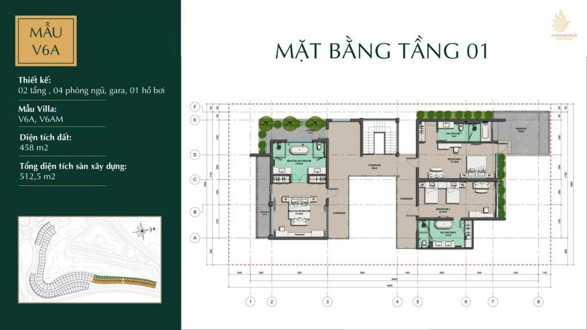 Mẫu Thiết Kế Biệt Thự Biển Para Draco