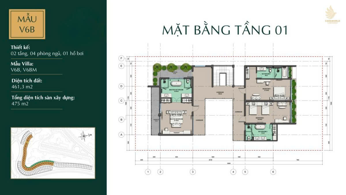 Mẫu Thiết Kế Biệt Thự Biển Para Draco