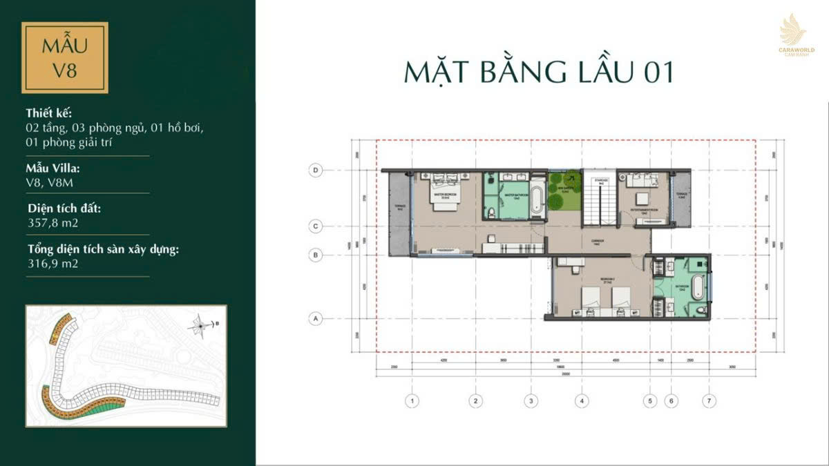 Mẫu Thiết Kế Biệt Thự Biển Para Draco