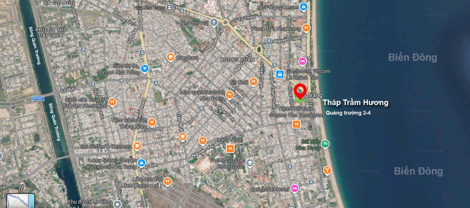Vị trí dự án AB Central Square Nha Trang