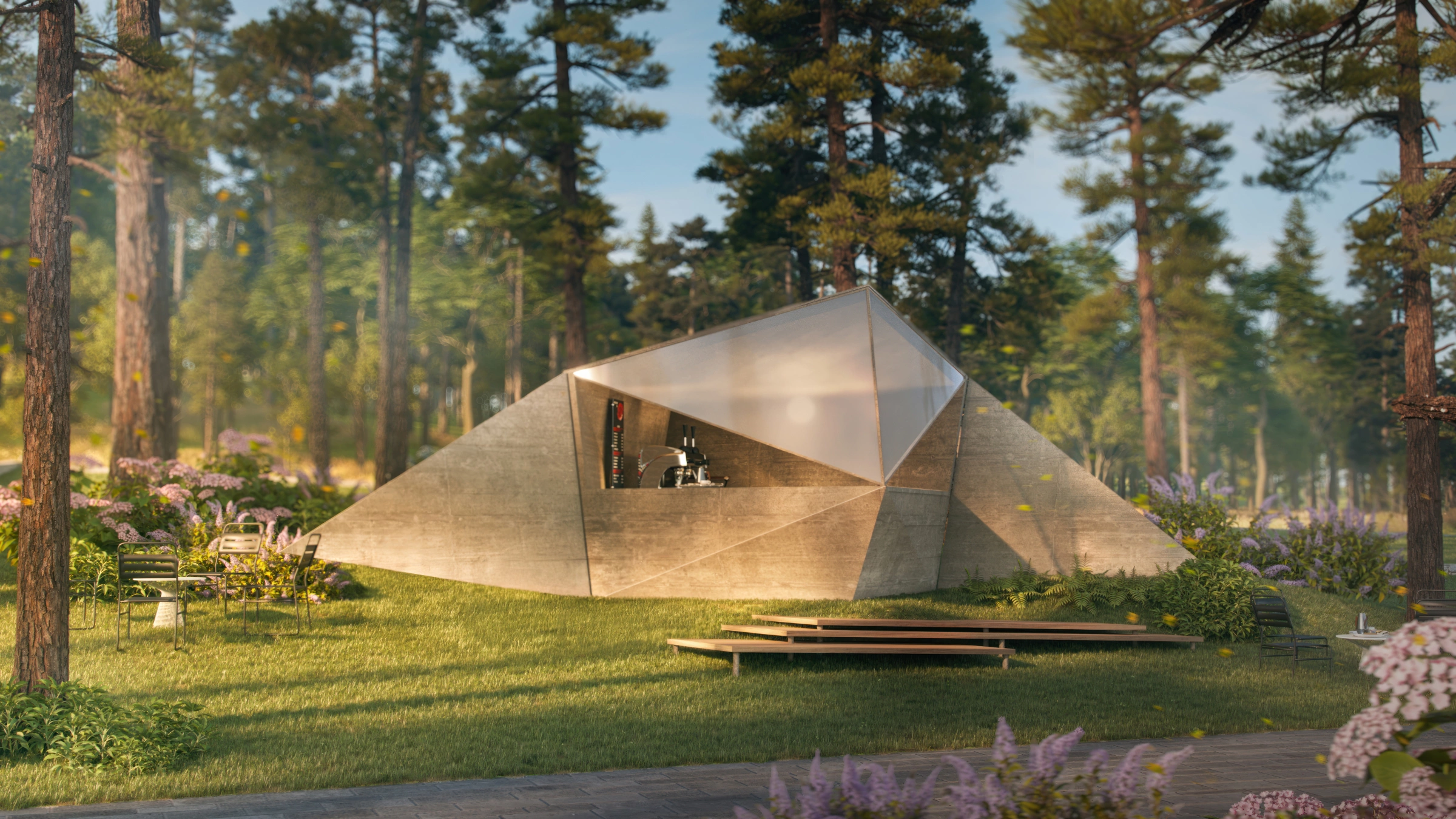 Thiết kế xóa nhòa ranh giới kiến trúc và cảnh quan tại Haus Da Lat