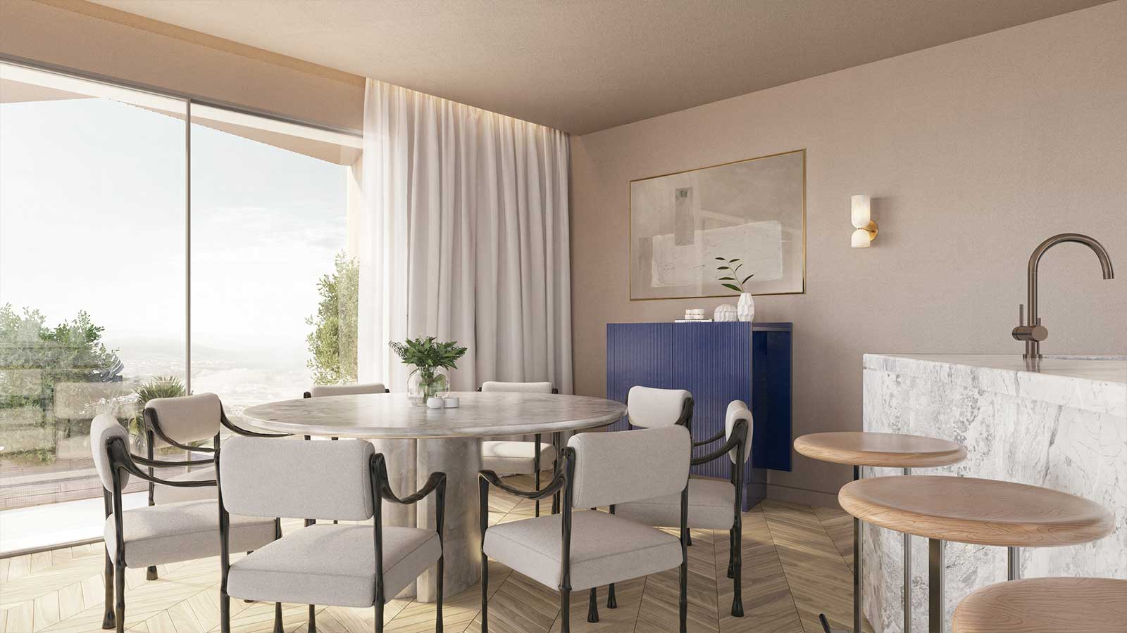 Phong cách thiết kế nội thất MIST ở HAUS Da Lat