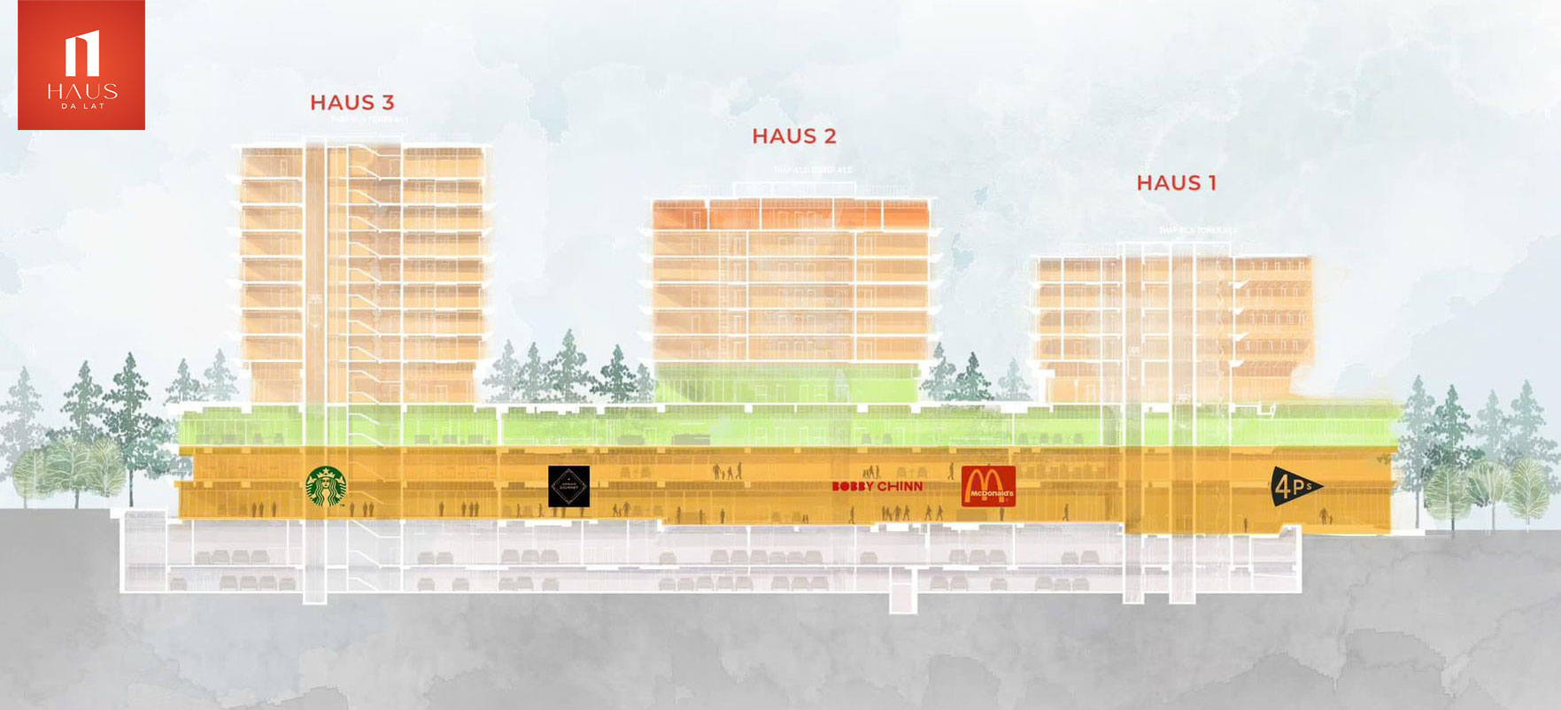 Mặt bằng dự án Haus Đà Lạt