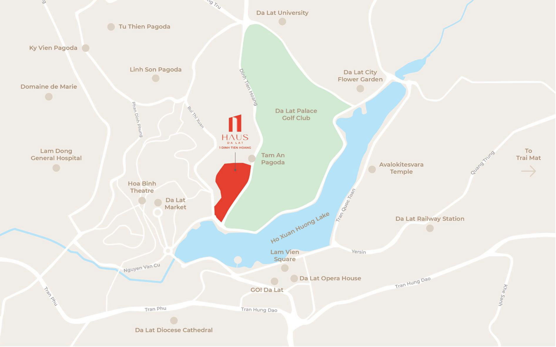 Vị trí Haus Đà Lạt ở đâu