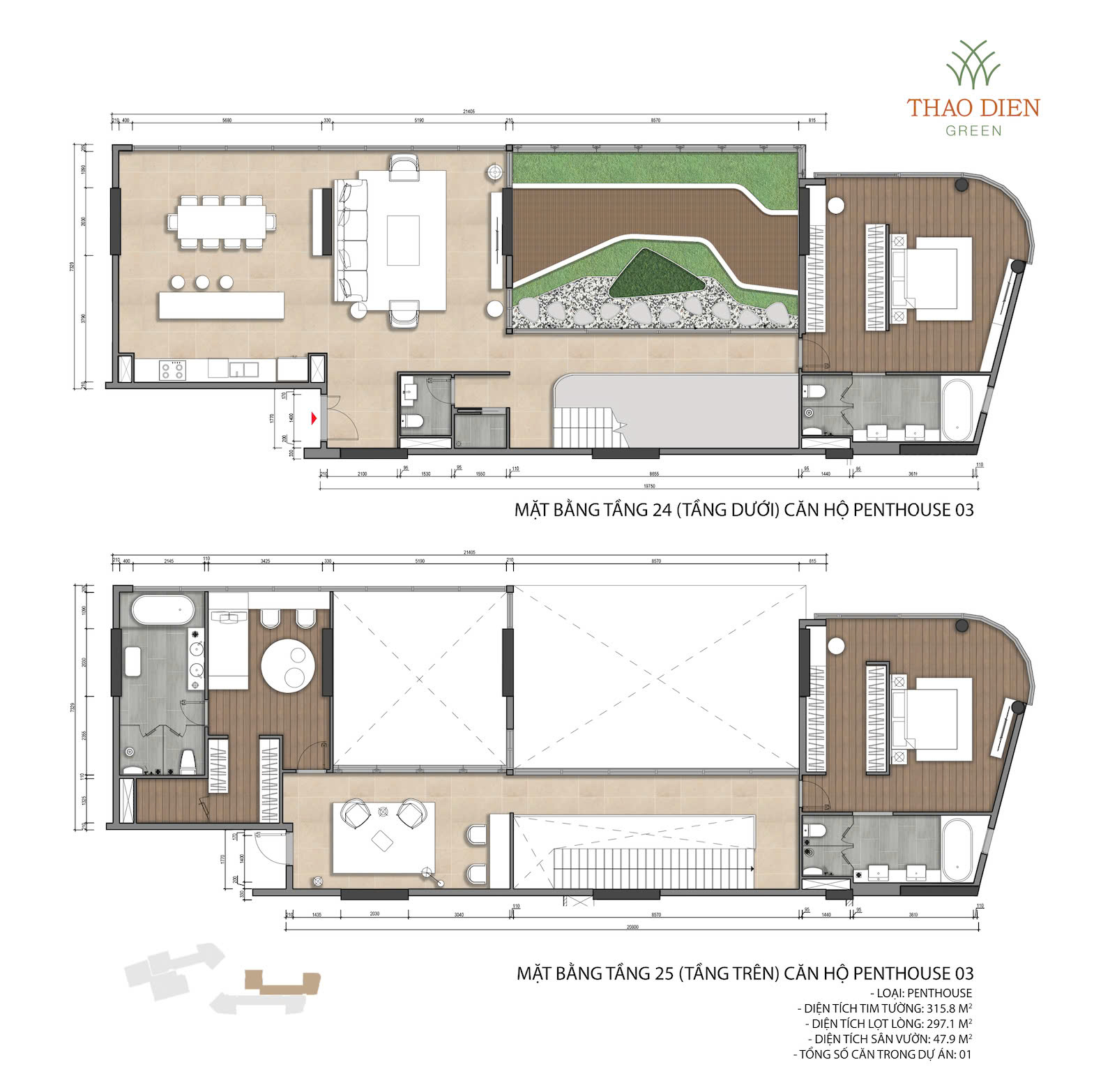 Penthouses Thảo Điền Green Tower