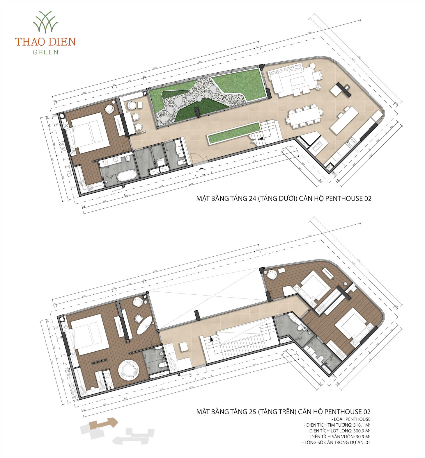 Penthouses Thảo Điền Green Tower