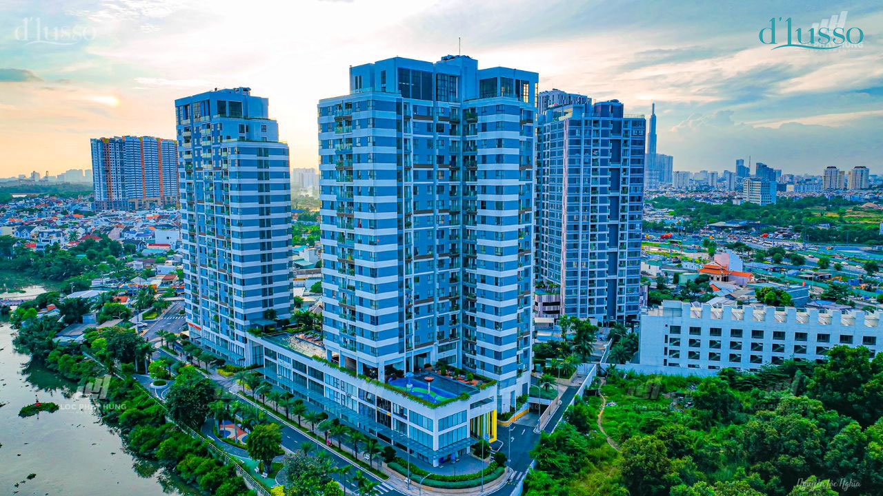 Hình ảnh thực tế dự án căn hộ D’Lusso Emerald Quận 2