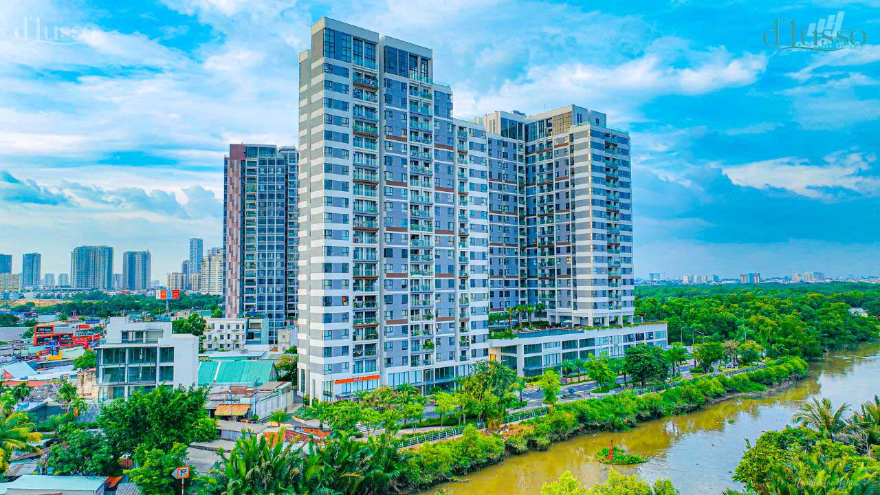 Hình ảnh thực tế dự án căn hộ D’Lusso Emerald Quận 2