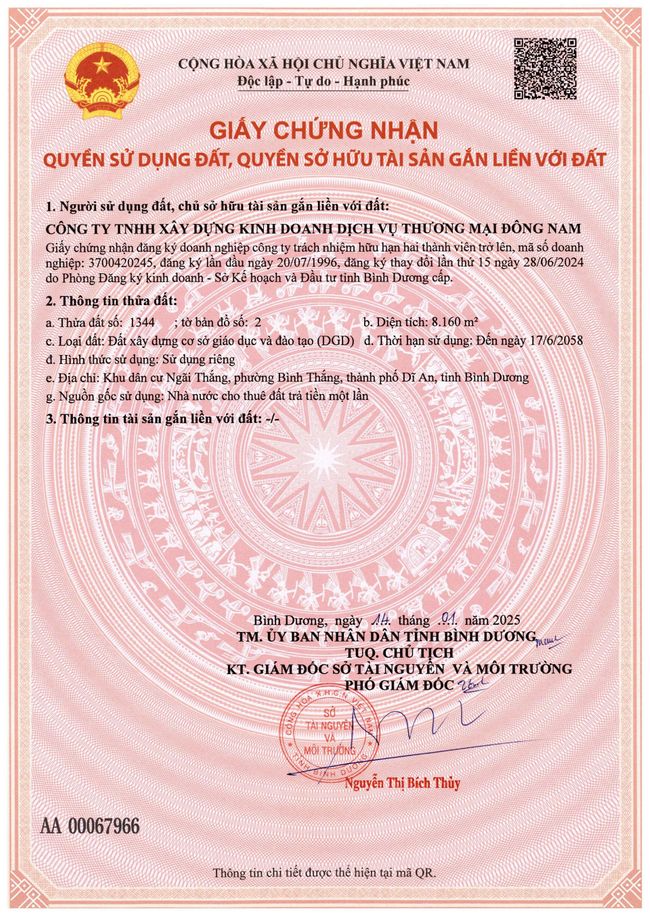 Pháp lý dự án The Gió Riverside