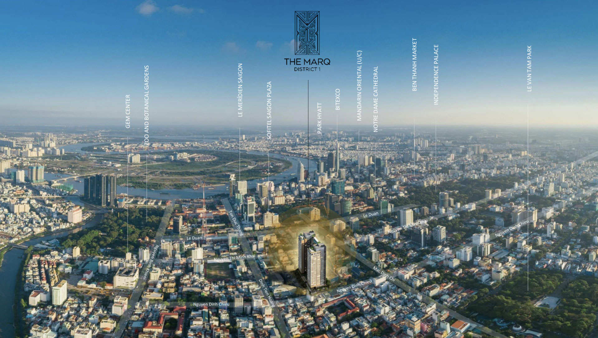 Vị trí The MarQ Quận 1