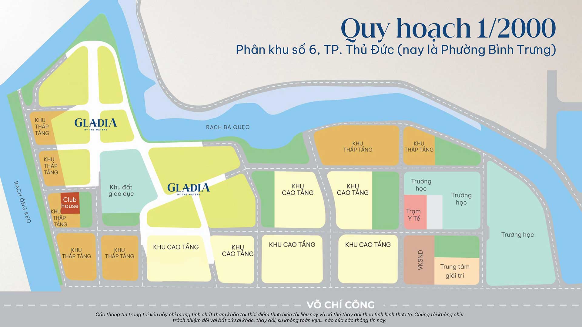 Quy ho ạch 1/2000 Phân khu số 6, TP. Thủ Đức (nay là Phường Bình Trưng)