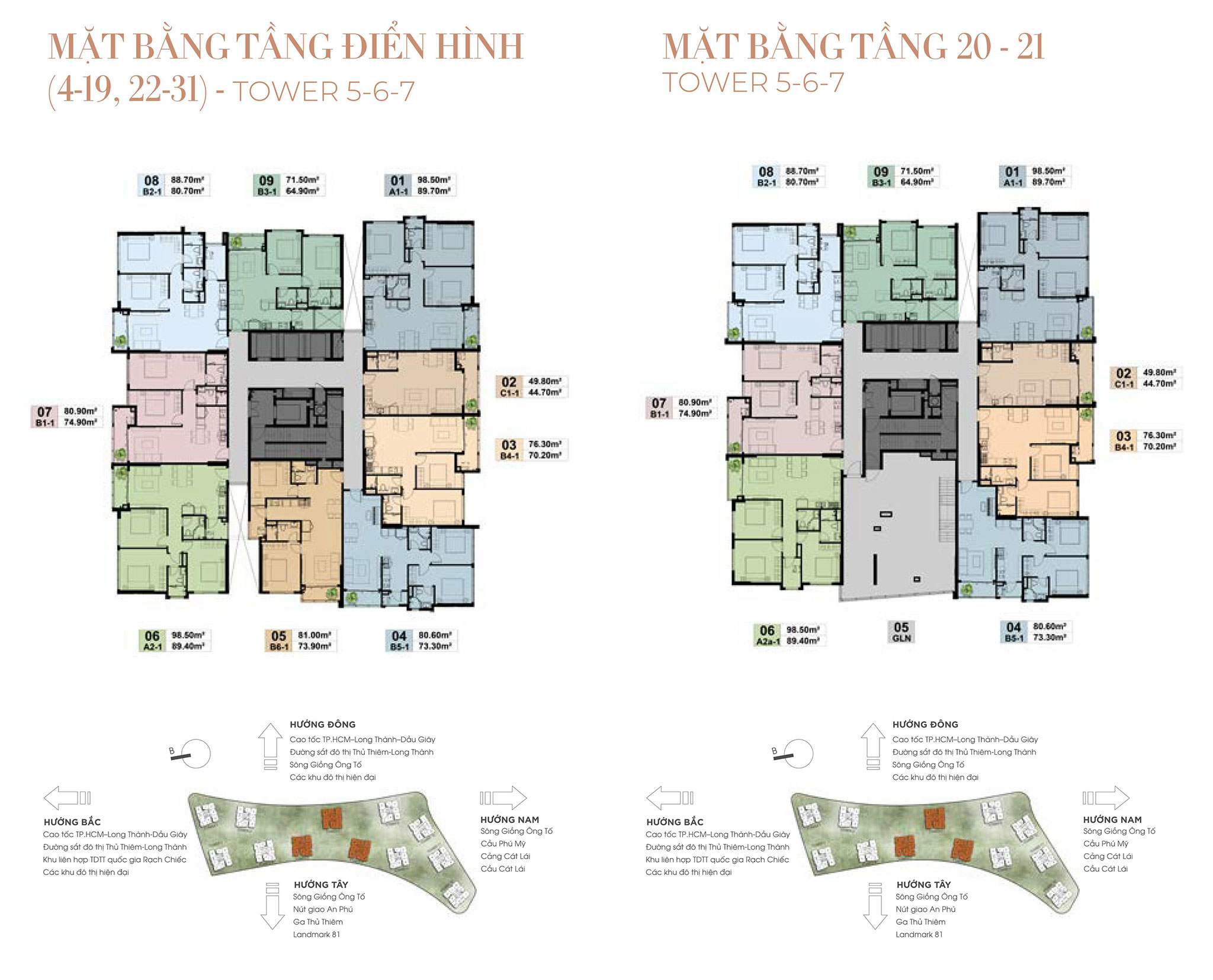 Mặt bằng The Privé