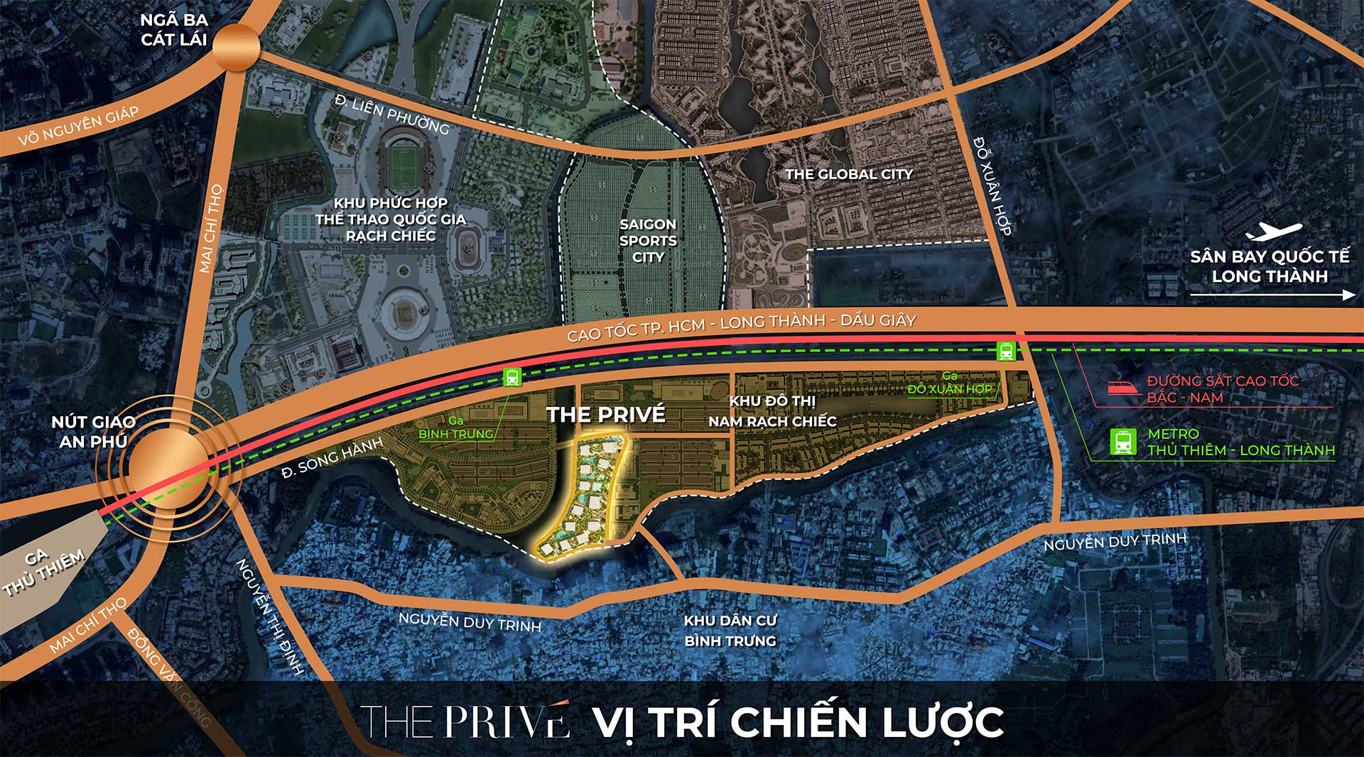 The Privé - Căn hộ cao cấp 3 mặt giáp sông tại khu đô thị Nam Rạch Chiếc