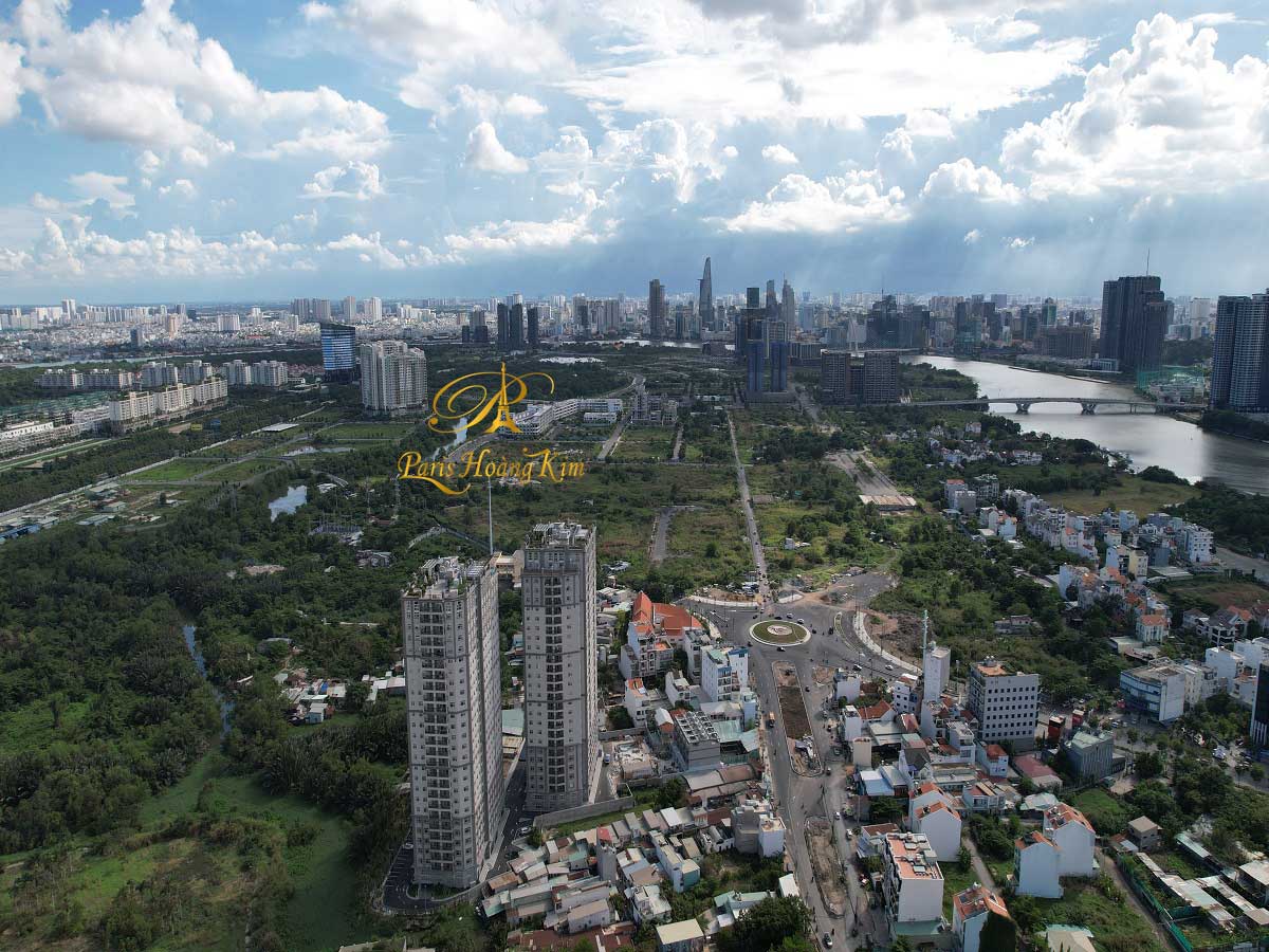 Hình ảnh thực tế dự án căn hộ Paris Hoàng Kim