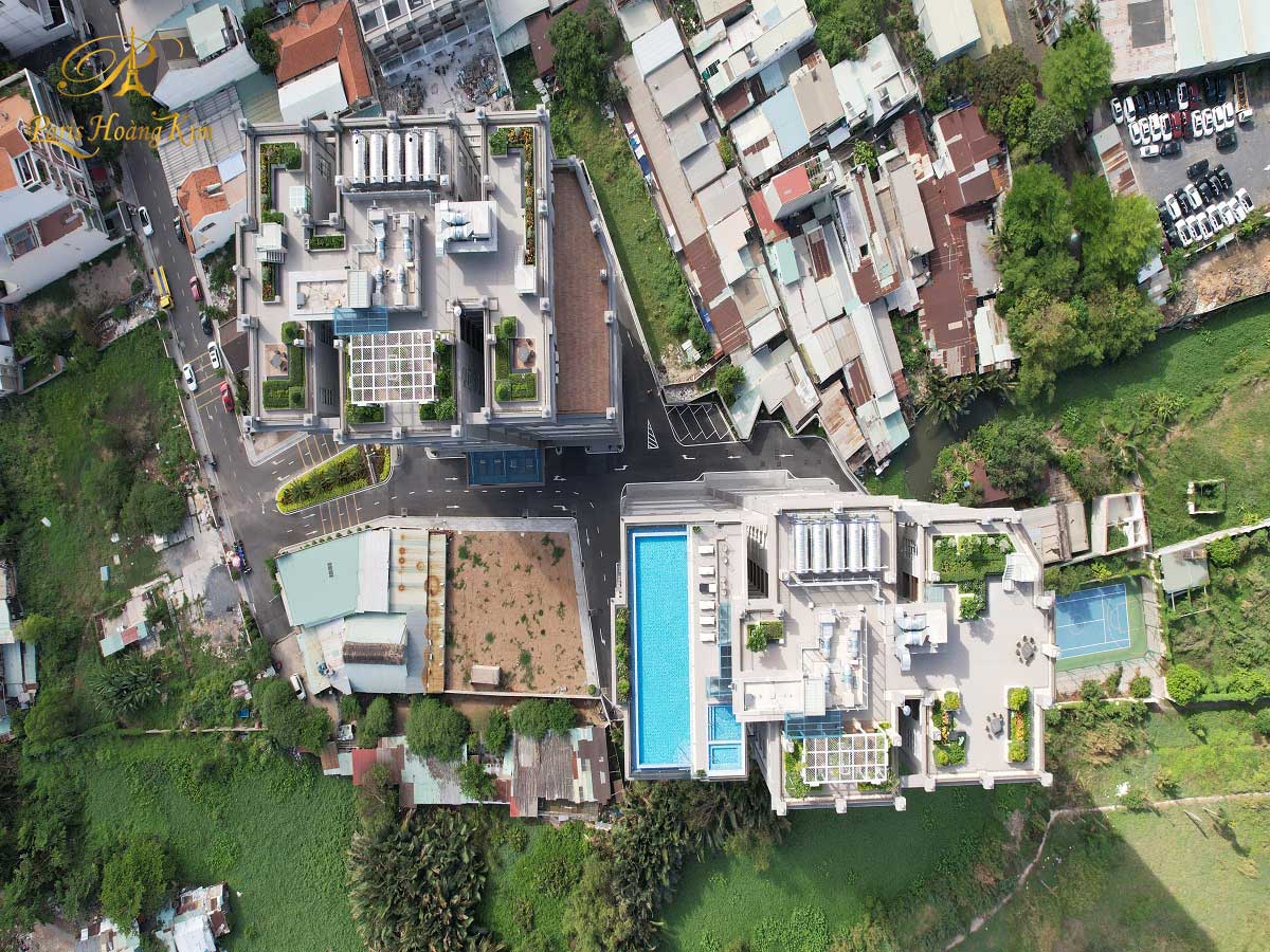 Hình ảnh thực tế dự án căn hộ Paris Hoàng Kim