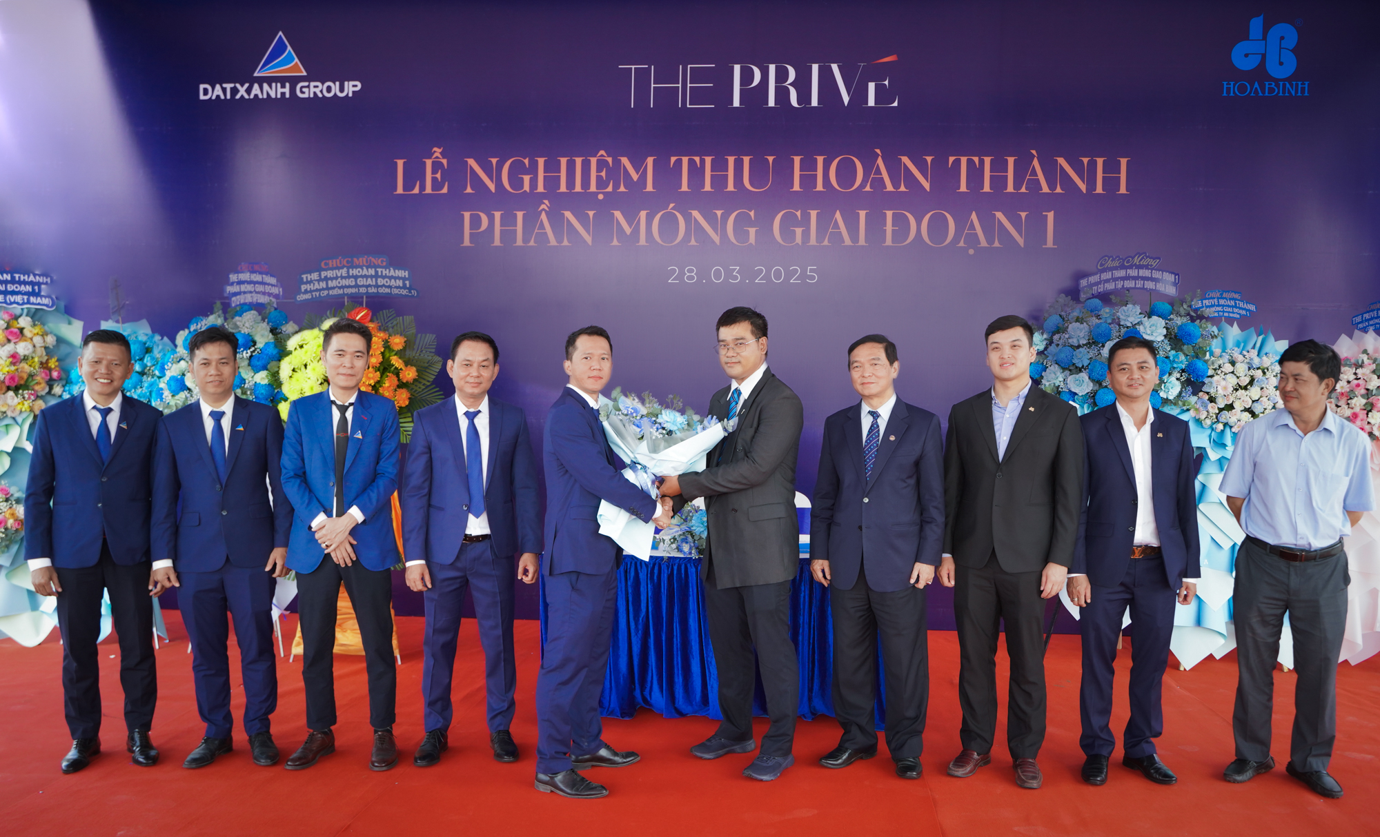 The Privé - Lễ nghiệm thu hoàn thành phần móng giai đoạn 1