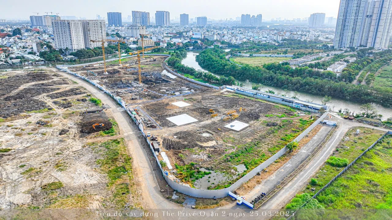 Tiến độ xây dựng Căn hộ The Prive Quận 2