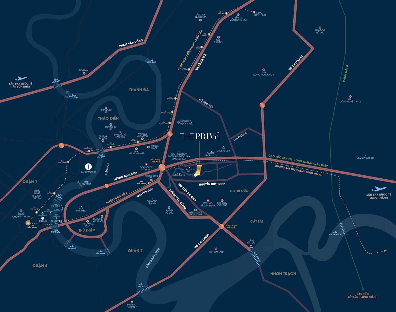 Vị Trí dự án The Privé