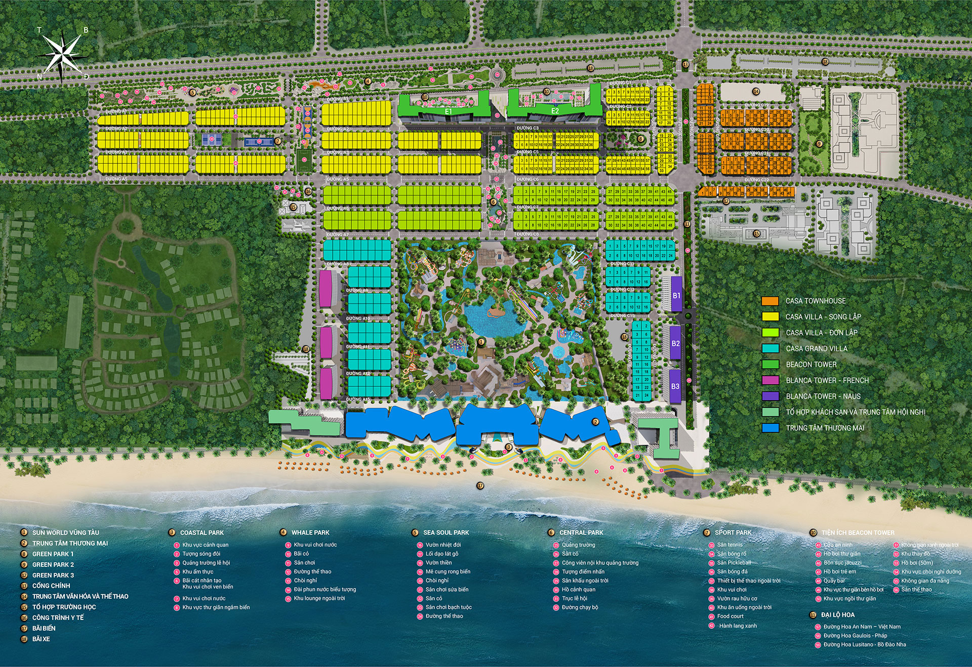 Mặt bằng Blanca City by Sun Group Vũng Tàu
