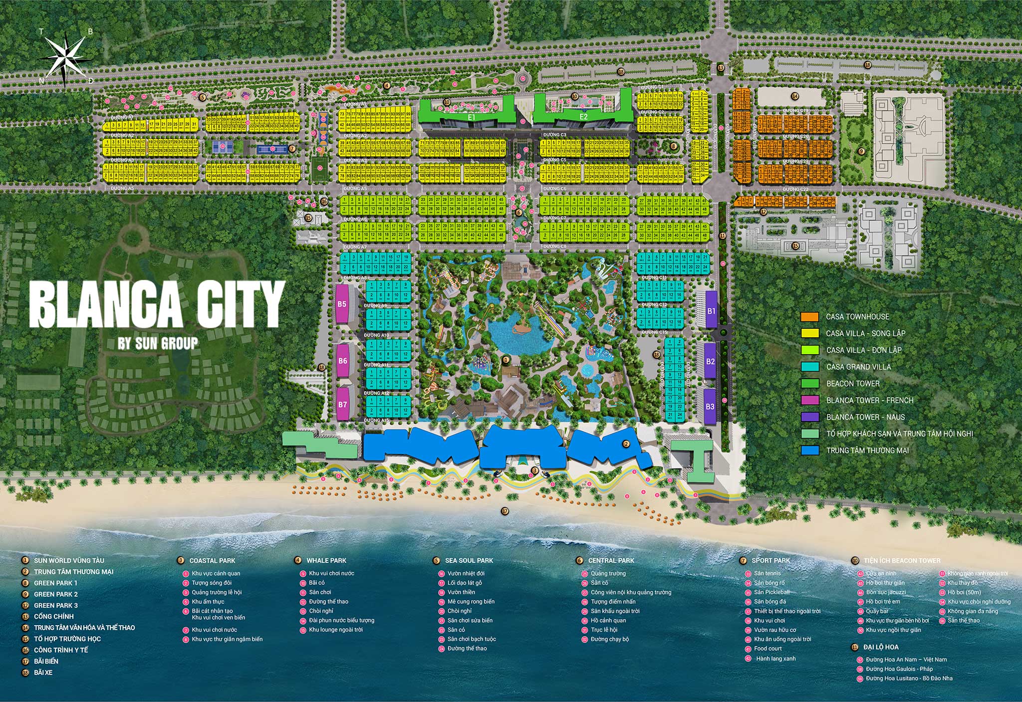 Tổng quan Blanca City by Sun Group Vũng Tàu